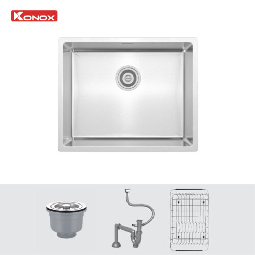Chậu rửa chén Konox Tari 500SM 1 hố bề mặt mịn